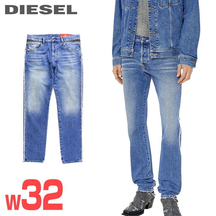 ■DIESEL ディーゼル メンズ■ヴィンテージウォッシュ製作 酉の方角うつり変わり か細い 引っ切り無い デニム ジーンズ ズボン下【1995-RS】【W32L32】【インディゴブルー】die-m-p-g4-34a 《製造業者願望すること受け売り必要経費46,200円》