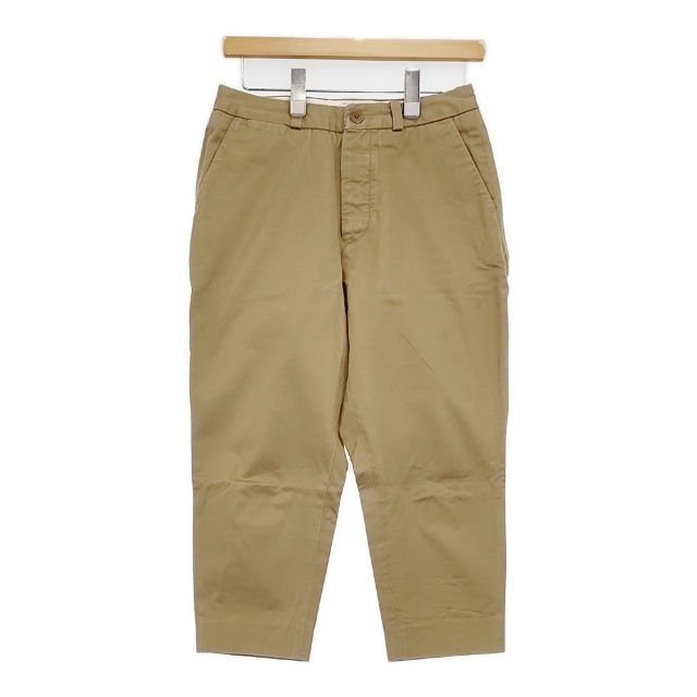 YAECA set up pants 156056 コットン サイズS セットアップ チノパンツ ベージュ KHAKI レディース ヤエカ【中古】6-0218G