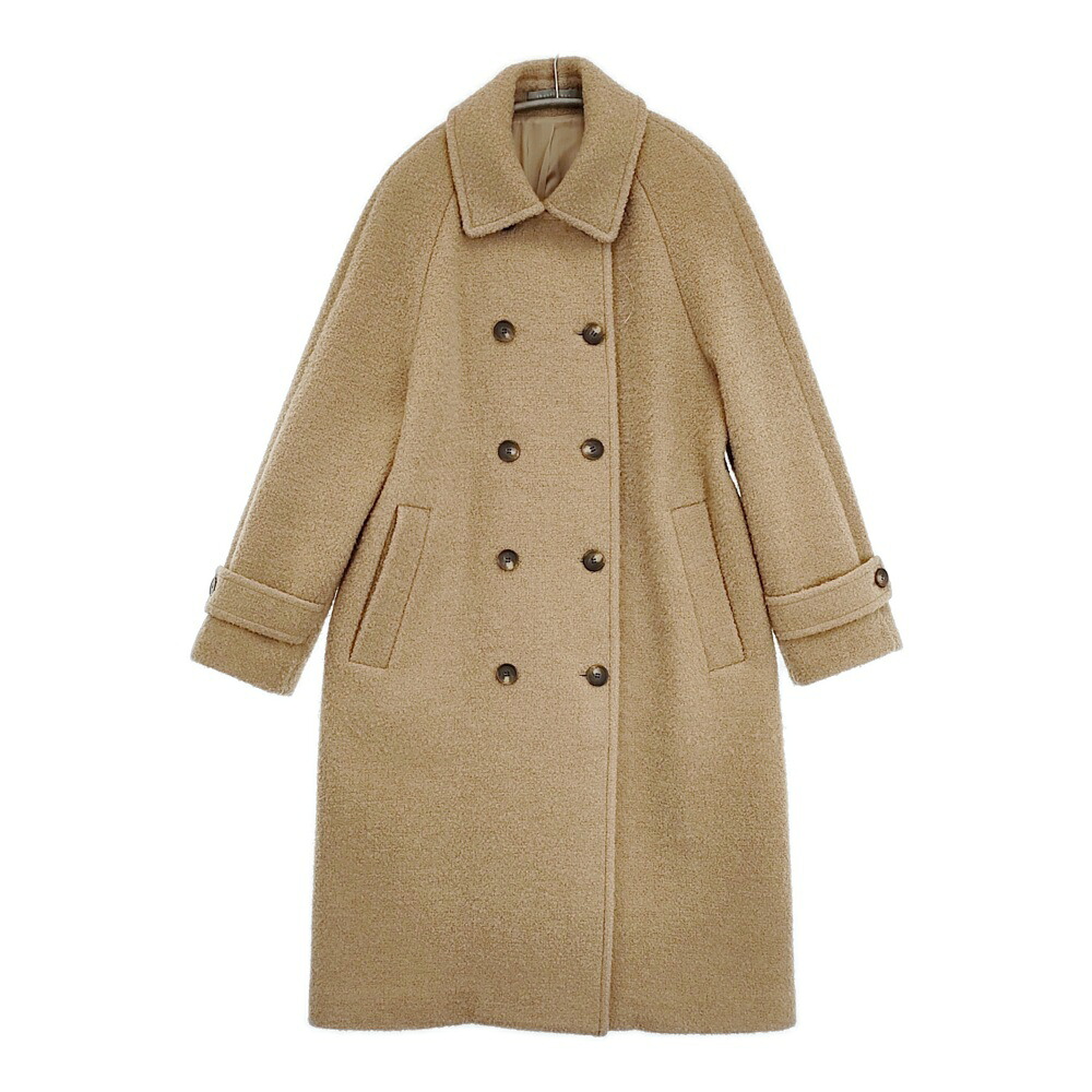 theory luxe ULLI BOUCLE ブークレ サイズ38 コート ベージュ レディース セオリーリュクス【中古】6-0219A｜ブランド古着のkiitti