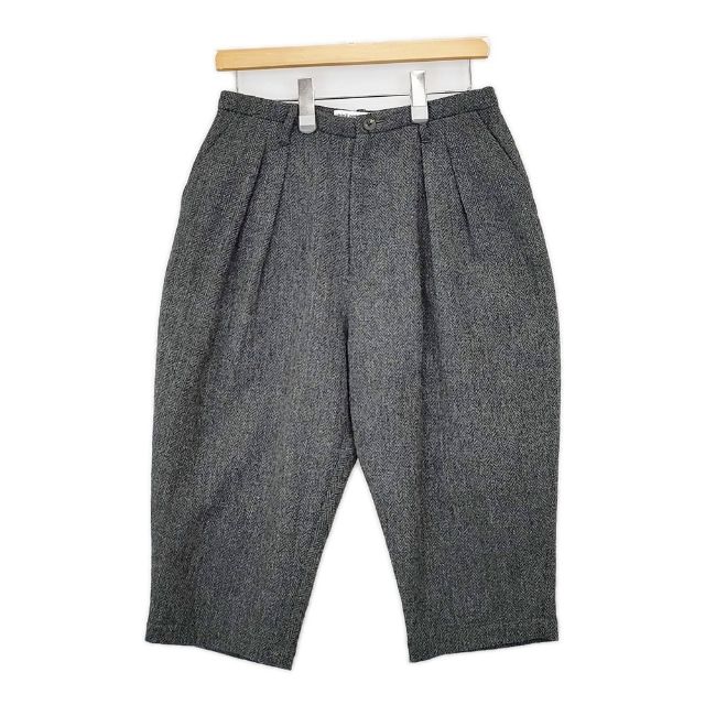 mina perhonen Lewis sa4311 ウール サイズ38 ツイード クロップドパンツ グレー ミックス レディース ミナペルホネン【中古】5-1205T