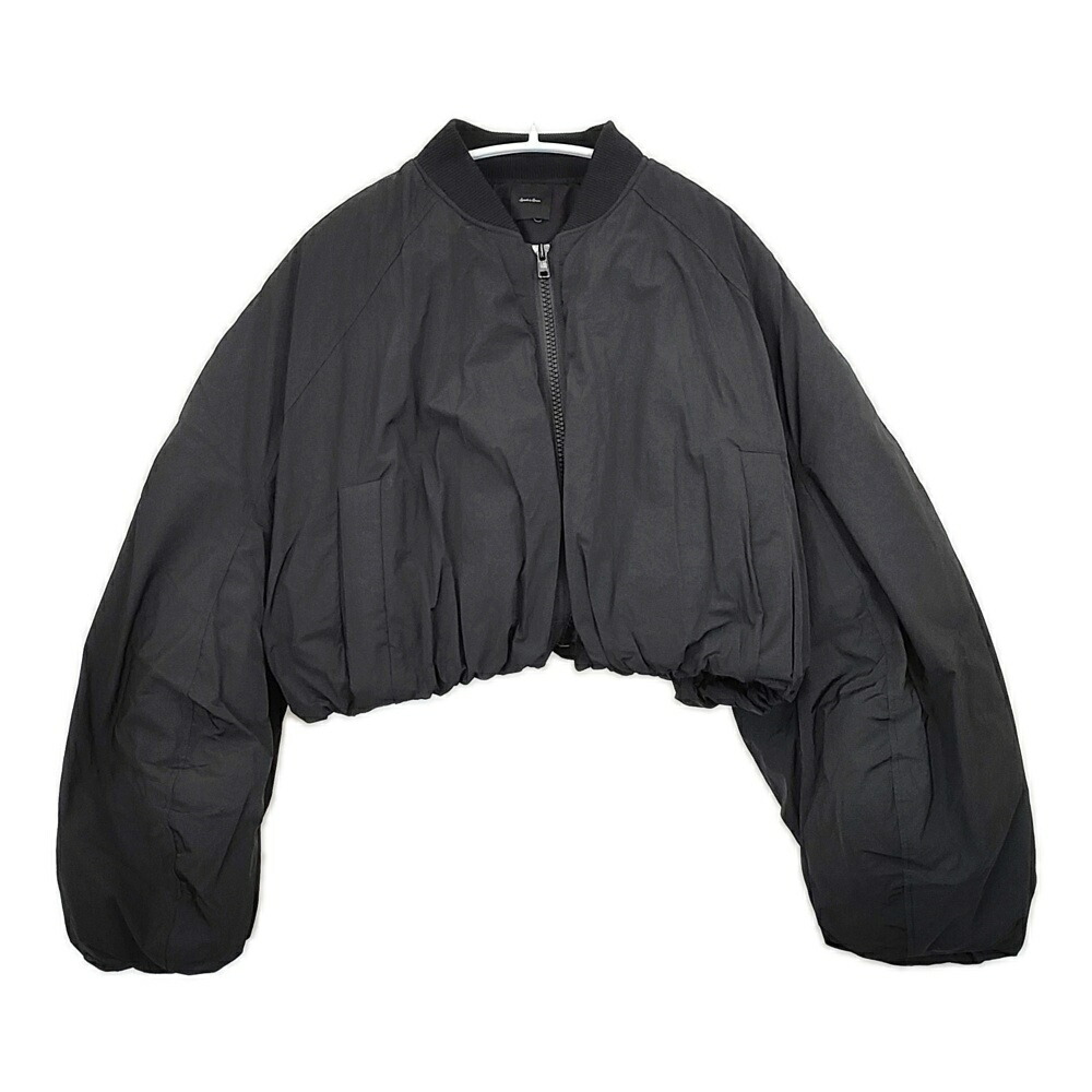 Spick and Span 中綿バルーンショートブルゾン 定価30800円 ブルゾン 24AW ブラック レディース スピックアンドスパン【中古】6-0131T