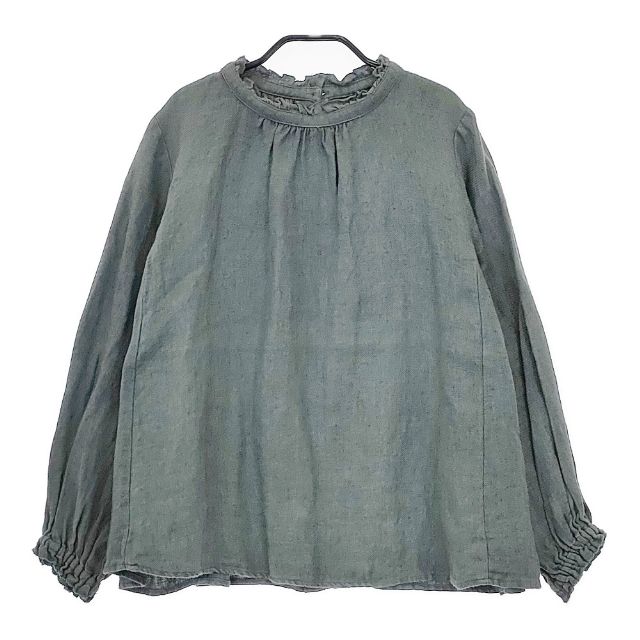 nest Robe 01214-1127 リボンタイ 千鳥格子 ウール ブラウス シャツ ブラウン ネストローブ 4-1127T 247966 nest Robe 01214-1127 リボンタイ 千鳥格子 ウール ブラウス