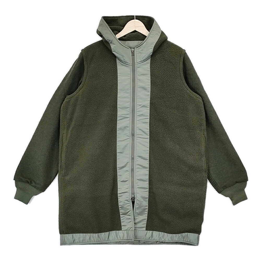 STAMMBAUM 2Way Boa Coat ボアコート L'Appartement別注 ベスト ダウンコート カーキ ダークグリーン レディース シュタンバウム/アパルトモン【中古】5-1012A|ブランド古着のkiitti