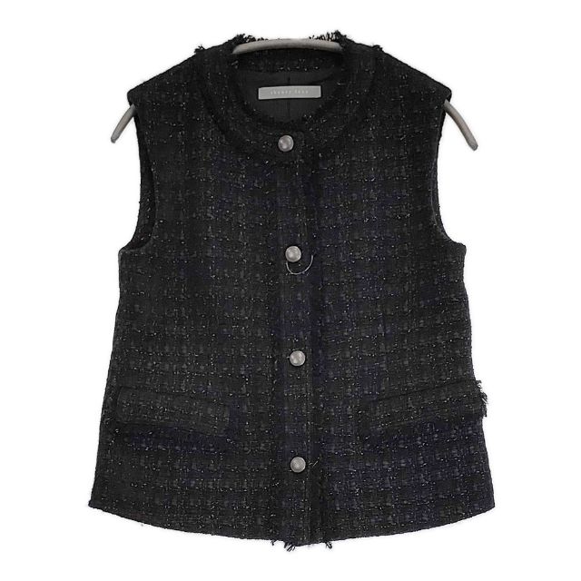 theory luxe ツィード Lurex Tweed Rili 大きさ32 より良い 黒いこと レディース セオリーリュクス【中古】6-0518M