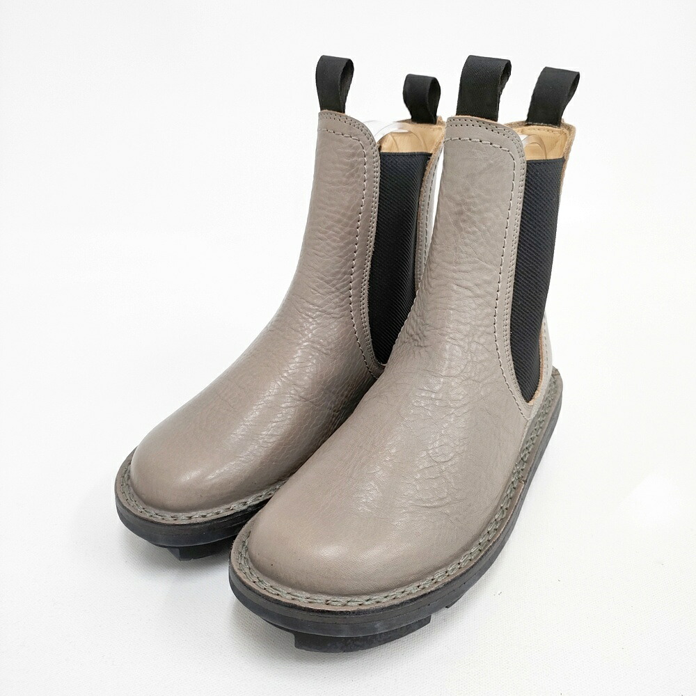 trippen Chelsea 大きさ36 側面ゴア ブーツ グレージュ レディース トリッペン【中古】6-0511G