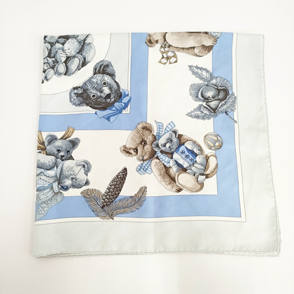 楽天市場】エルメス HERMES スカーフ カレ90 シルク CONFIDENTS DES