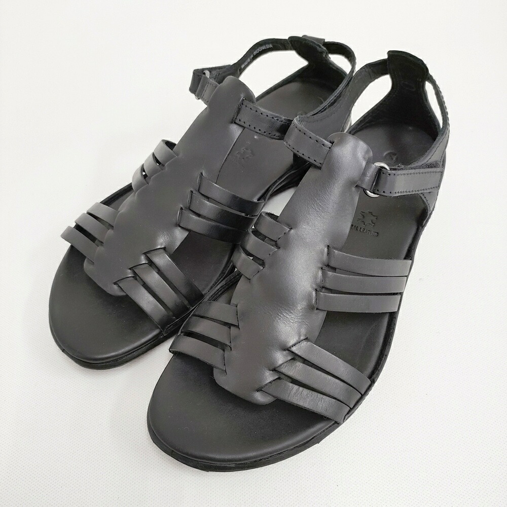 ecco ECCO Flash ウィメンズ レザーサンダル サイズ37 定価25300円 ストラップ サンダル 26SS ブラック レディース エコー【中古】6-0710S｜ブランド古着のkiitti