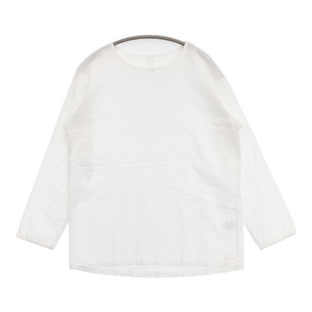 Yoli Simple blouse シンプルブラウス YL-TP09-21AW 綿織物 FREE トップ プルオーバー 白いこと レディース ヨリ【中古】6-0520M