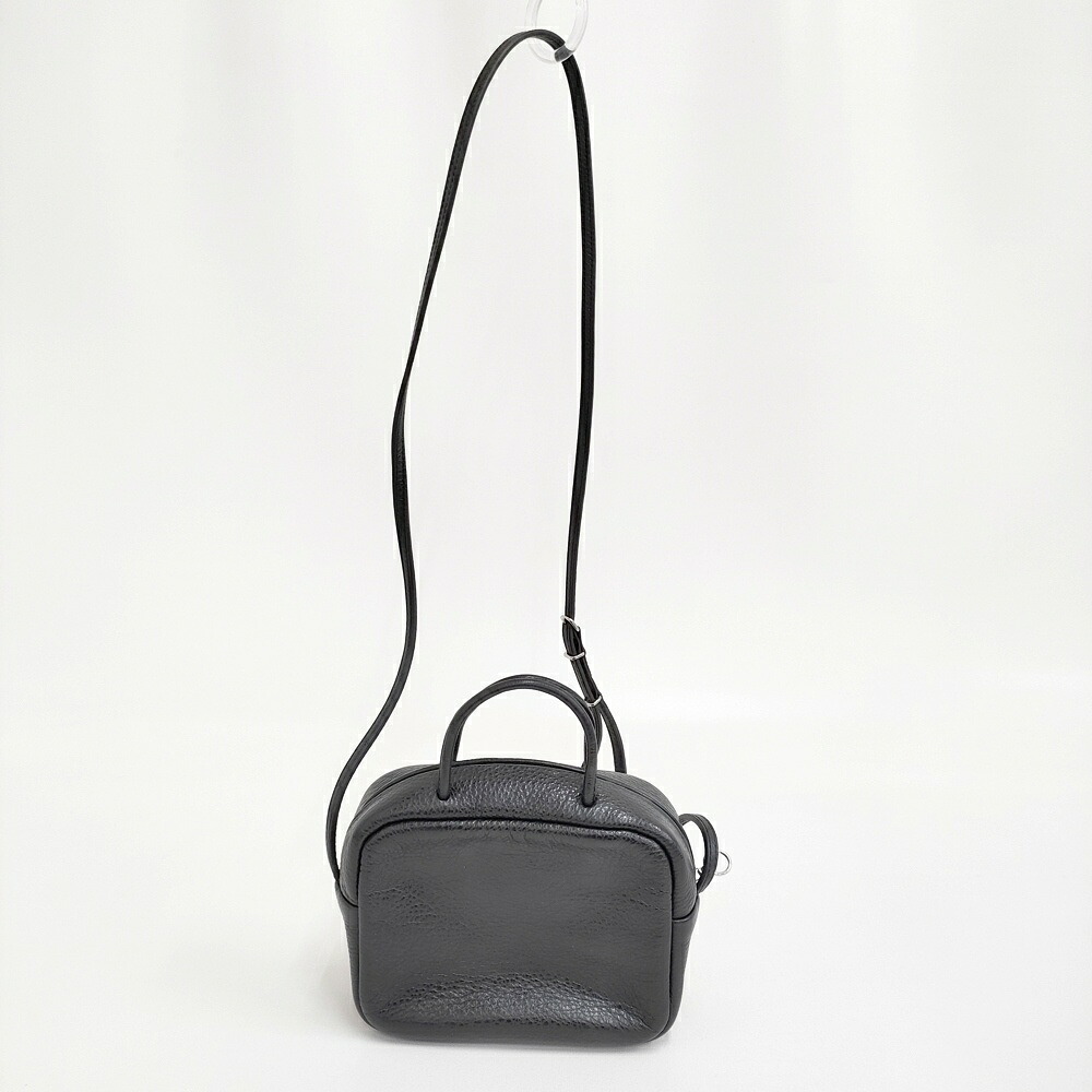 Aeta/TOMORROWLAND 別注BOSTON S-strap ハンドバック 通貨価値44000円 ショルダーバッグ 黒いこと レディース アエタ/トゥモローランド【中古】6-0526G