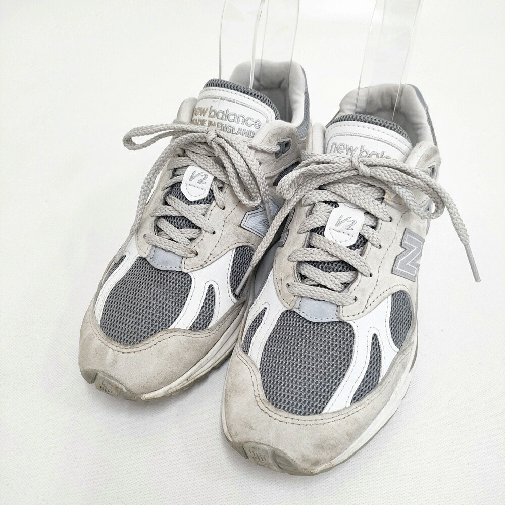 NEW BALANCE U991LG2 UK製 イングランド製 サイズ24cm スニーカー グレー メンズ ニューバランス【中古】6-0305G