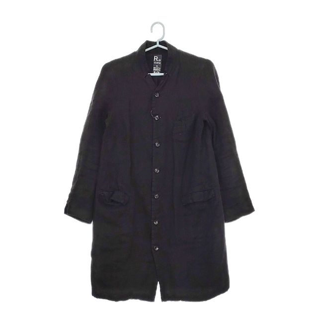 R&D.M.Co- リネンコート チェンジボタン 製品染め コート ブラック レディース オールドマンズテーラー【中古】5-0419M∞ 楽天市場】R&D.M.Co- リネンコート チェンジボタン 製品染め コート