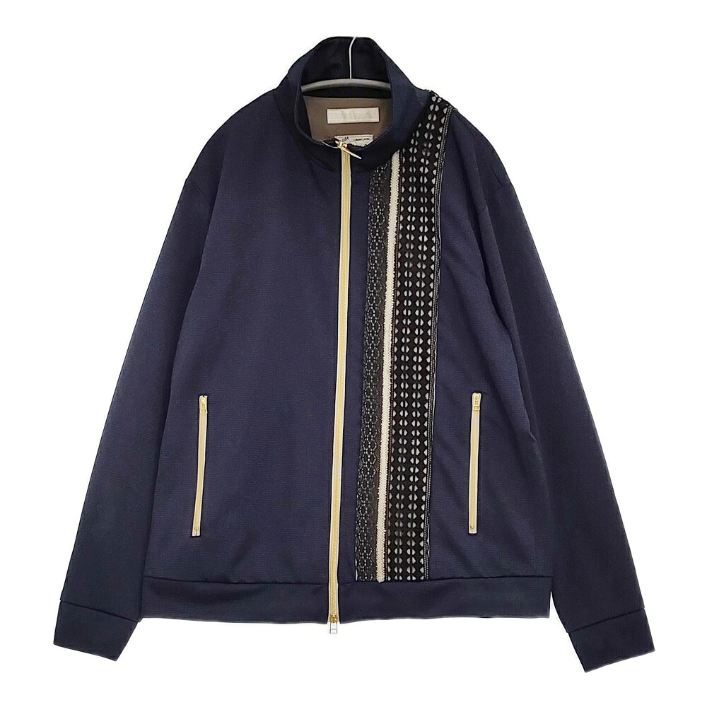meagratia レーステープトラックブルゾン サイズ3 定価41800円 25283-0801 ブルゾン 25AW ネイビー メンズ メアグラーティア【中古】5-0930M
