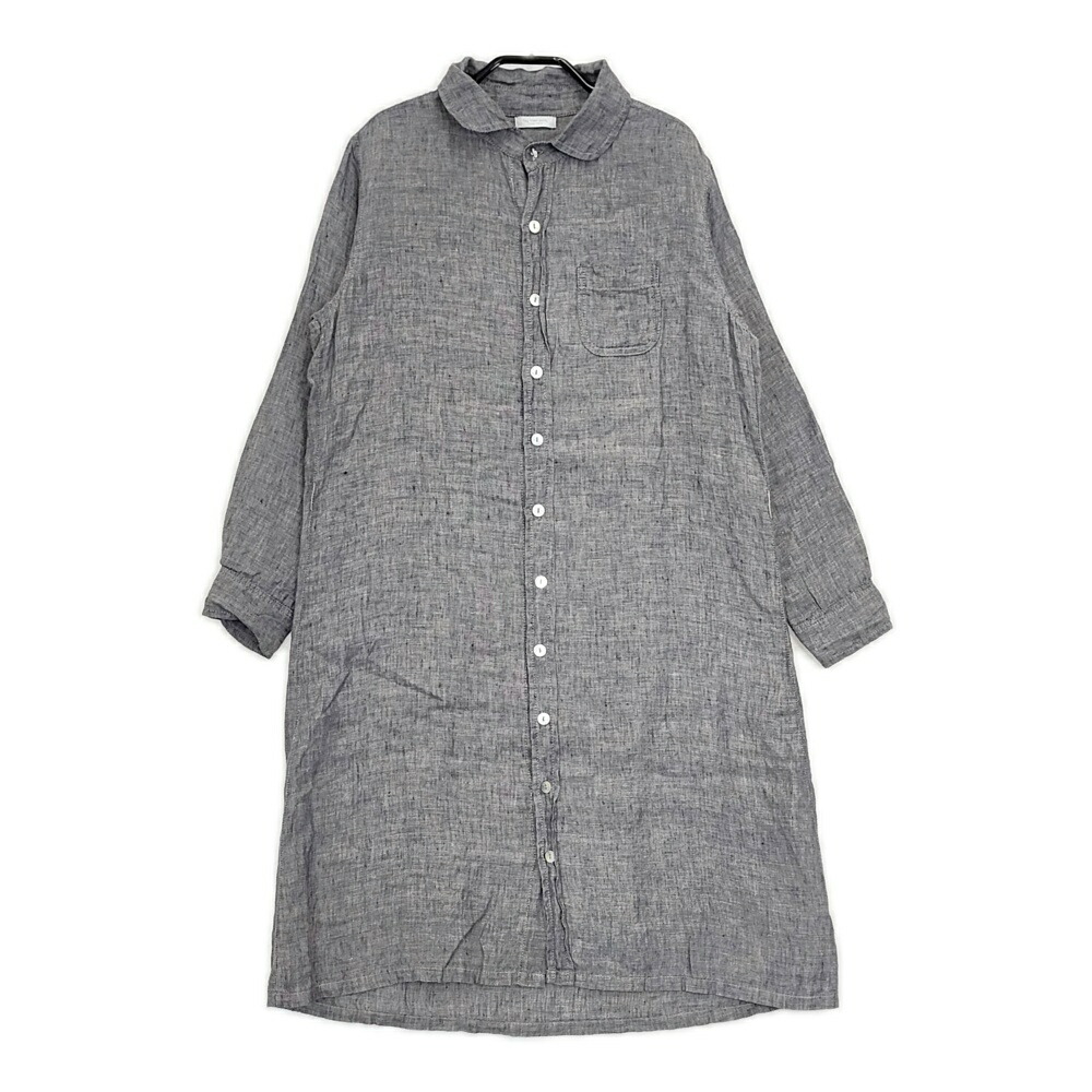 美品 フォグリネンワーク リトアニア製 リネンジャケット ワンピース 麻 fog linen work フォグリネンワーク リトアニア リネン100% 麻
