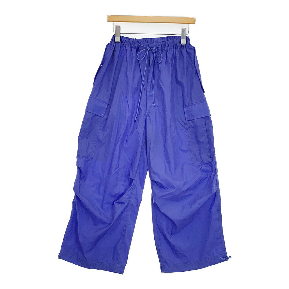 Robes \u0026 Confections NYLON CARGO PANTS 通貨価値39600円 大きさ2 ナイロン カーゴパンツ パープル レディース ローブスコンフェクションズ【中古】6-0317G