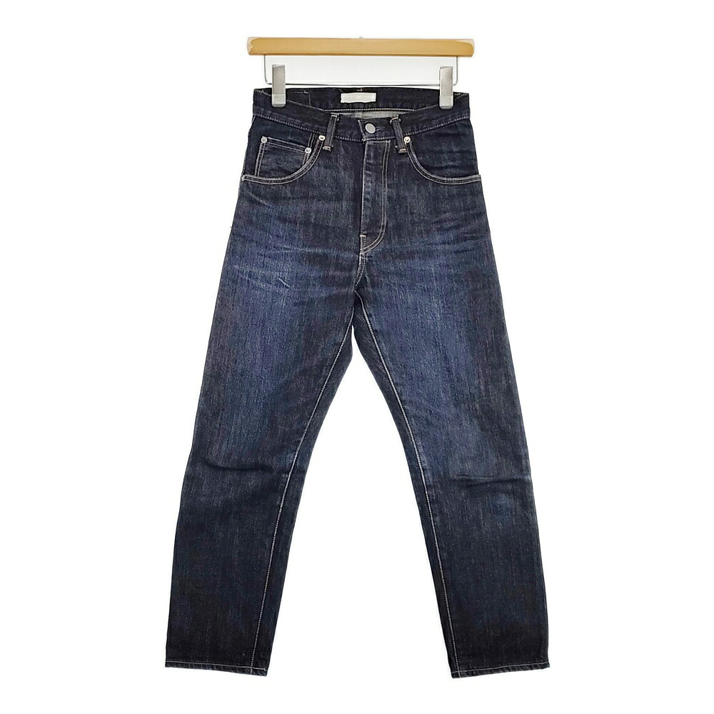 HATSKI Regular Tarperd Denim レギュラーテーパードデニムパンツ HTK-18007 サイズW0 デニムパンツ ネイビー レディース ハツキ【中古】6-0317G