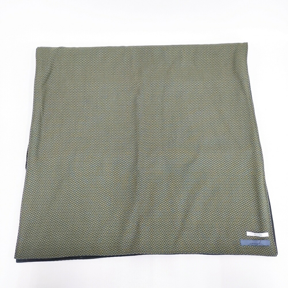 semoh/ICONS ICONS別注 STOLE type II 定価24200円 ストール グリーン メンズ セモー/イコンズ【中古】5-1202T