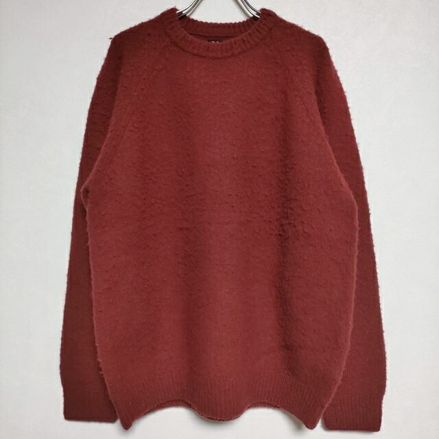 楽天市場】BATONER LAMB WOOL NAPPING CREW NECK BN-22FM-062 セーター