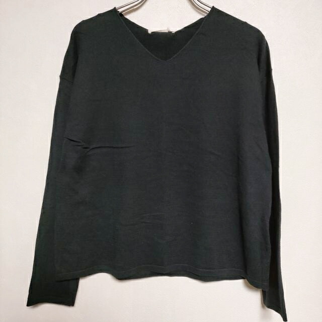 楽天市場】evam eva E191K019 コットン high gauge cotton V neck PO