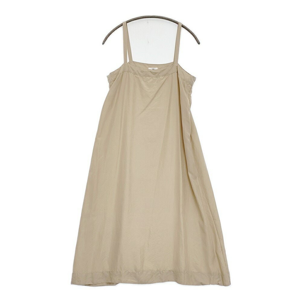 Yoli Silk strap onepiece シルクストラップワンピース 定価37400円 YL-OP02 サイズ01 キャミソール ベージュ レディース ヨリ【中古】5-1026S
