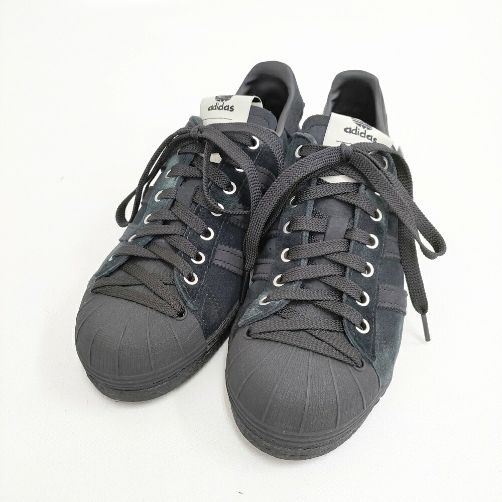 adidas/Song for the Mute アディダス/ソングフォーザミュート 25SS Superstar 82 SFTM adidas Originals 大きさ24.5糎 スニーカー 黒いこと レディース【中古】5-1217T
