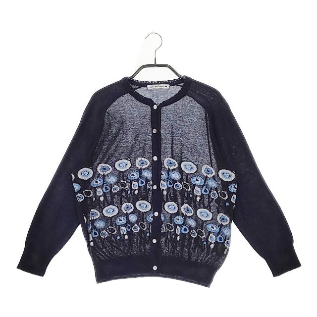 mina perhonen ミナ ペルホネン ウールカーディガン mina perhonen ミナペルホネン hana hane 刺繍 ウールニット