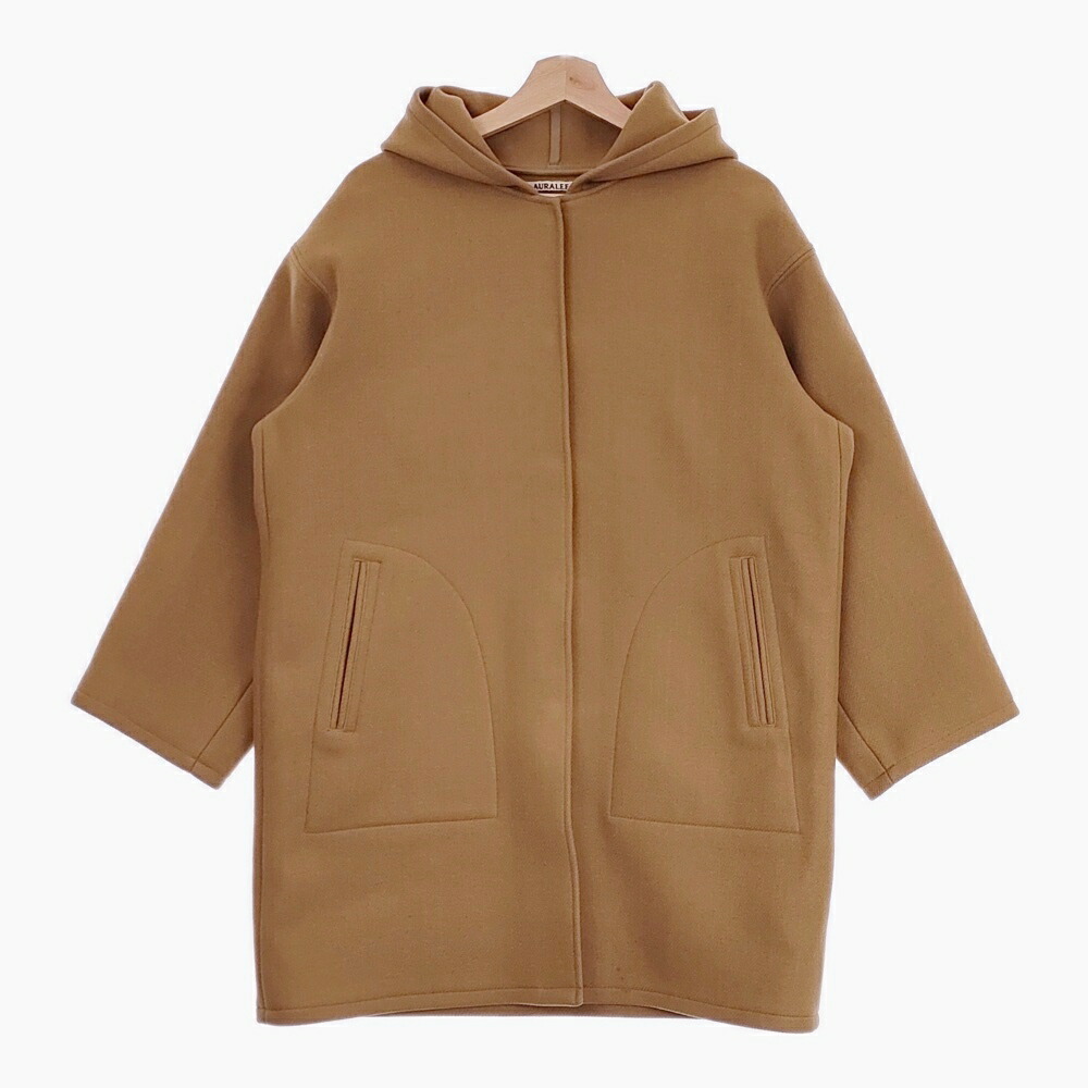 楽天市場】【中古】 AURALEE (オーラリー) LIGHT MELTON LONG HOODED