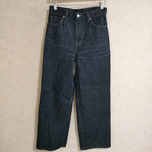 美品 MARGARET HOWELL × EDWIN デニム パンツ ペインター EDWIN×マーガレットハウエル グレーキャストデニム ペインター