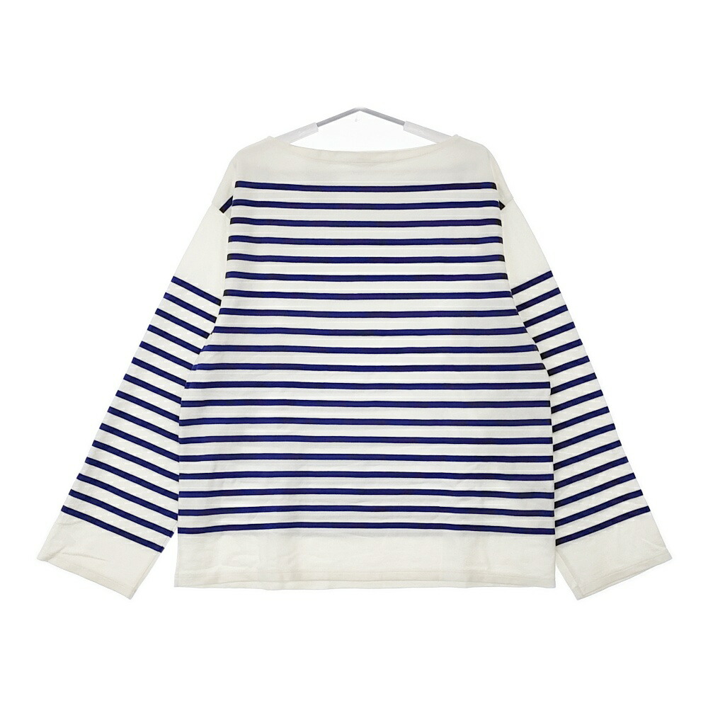 LENO BASQUE SHIRT バスクシャツ サイズ1 定価22000円 ボーダーTシャツ カットソー ロンT アイボリー ワインレッド リノ 5-0323M 250905 LENO (リノ) BASQUE SHIRT / バスクシャツ