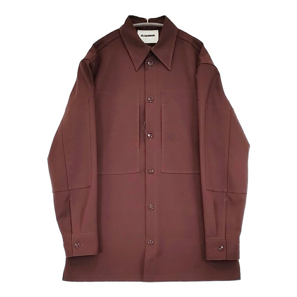 楽天市場】JIL SANDER 23ss COTTON WOOL OVERSIZED L/S SHIRT SIZE-39