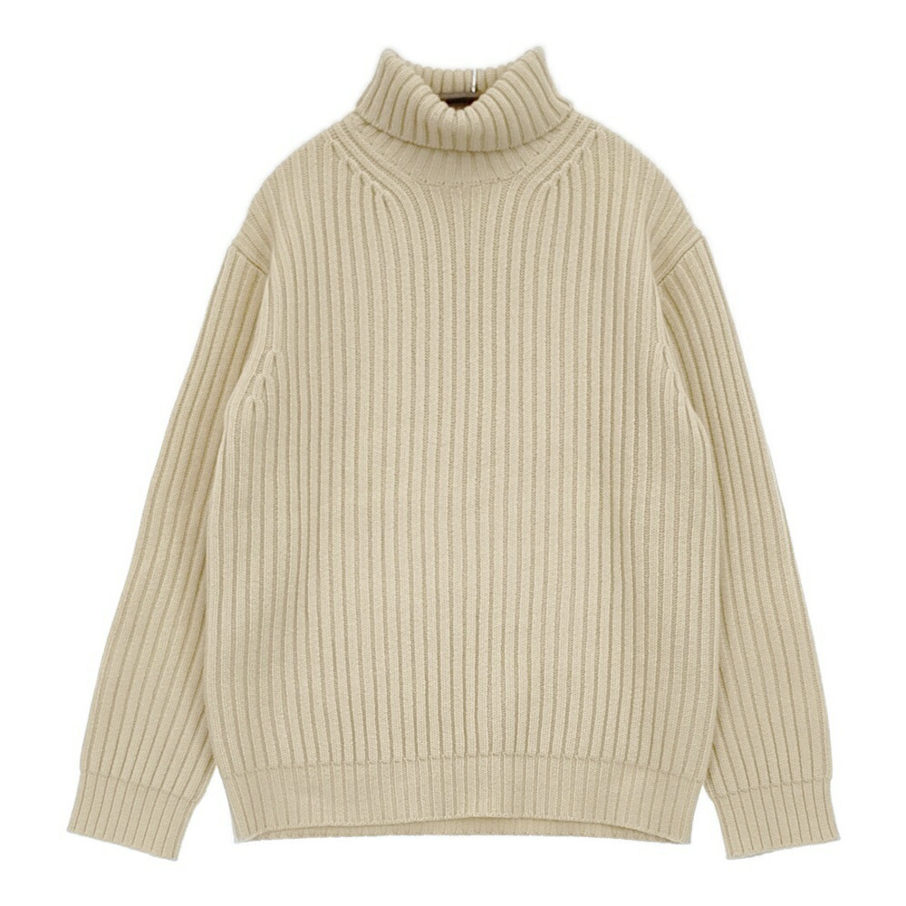 ARTS&SCIENCE Turtle neck rib knit タートルネックリブニット カシミヤ 0233-U8031-K031 セーター アイボリー メンズ アーツ&サイエンス【中古】6-0106T
