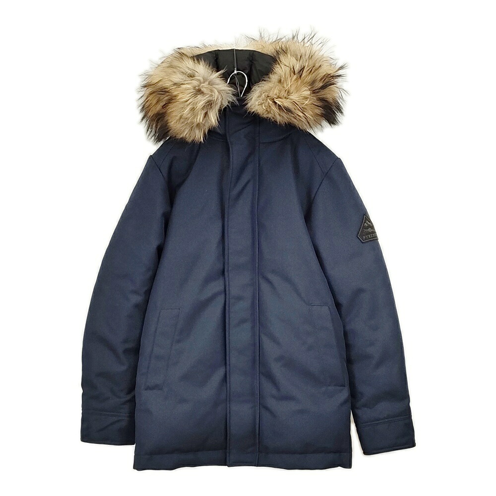Pyrenex ANNECY GABARDINE FUR アヌシー ファーフーデッド ダウンジャケット W19PJ3 ダウンジャケット ネイビー メンズ ピレネックス【中古】5-1230A 31,389円