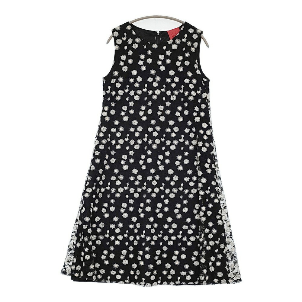 楽天市場】Sybilla 花 刺繍 チュール ノースリーブドレス サイズM