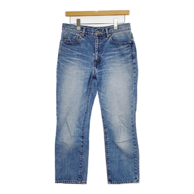 R&D.M.Co- ジーンズ S 加工 セルビッジストレート デニムパンツ ライトブルー レディース オールドマンズテーラー【中古】5-0730G
