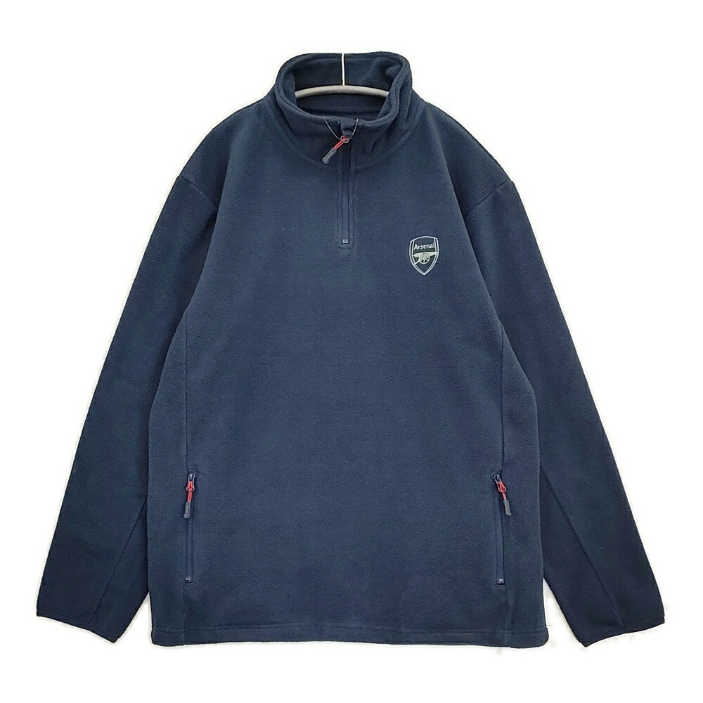 Arsenal アーセナル ティーシャツ ハーフジップ フリース 大きさXL 上衣 米国海軍 メンズ【中古】6-0118T