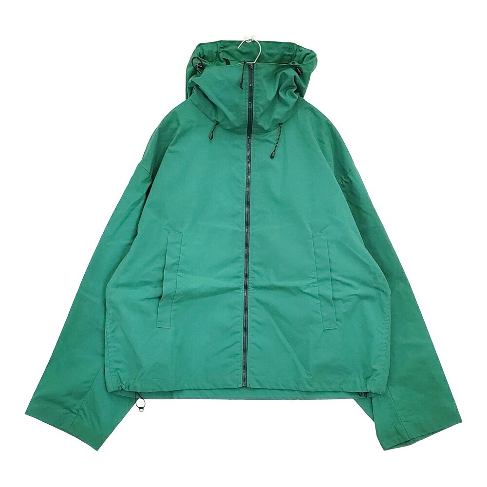 Burgunder バーガンダー Waxed Cotton Jacket ワックスコットンジャケット マウンテンパーカー グリーン メンズ【中古】6-0118M｜ブランド古着のkiitti
