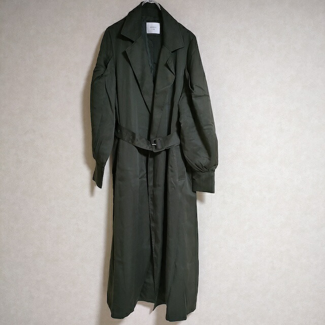 【極美品】アメリヴィンテージ トレンチコート パープル FREE 極美品】アメリヴィンテージ トレンチコート パープル FREE