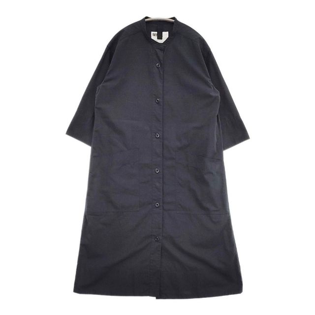 MHL. 595-5158500 COTTON CUPRA PLAINWEAVE 定価36960円 ワンピース 25SS ネイビー レディース エムエイチエル【中古】6-0304M