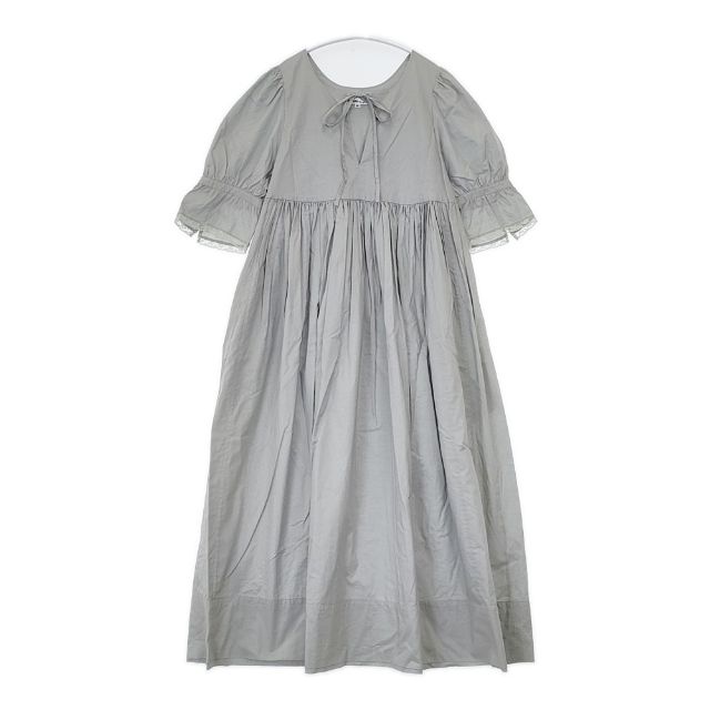 Bilitis dix-sept ans コットンドレス Cotton dress 定価39600円 半袖 ワンピース 23SS グレー レディース ビリティス ディ セッタン【中古】5-0726S