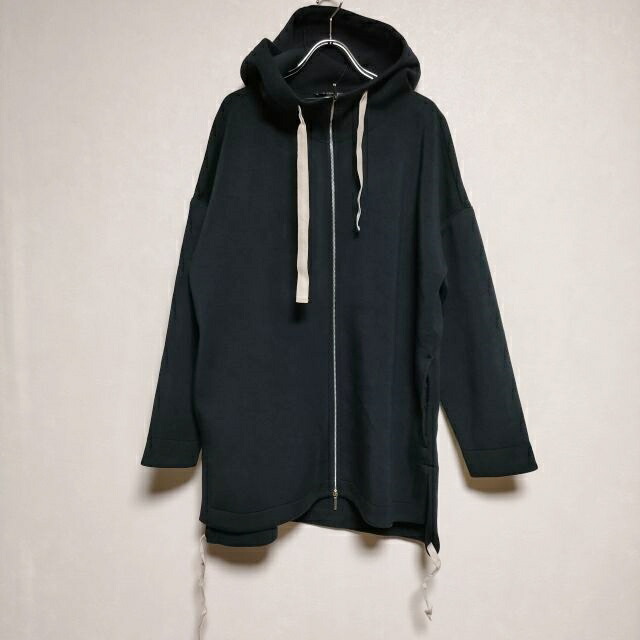 MAX MARA S MAX MARA テクニカルジャージ スウェット パーカー ネイビー レディース マックスマーラ【中古】3-1015M