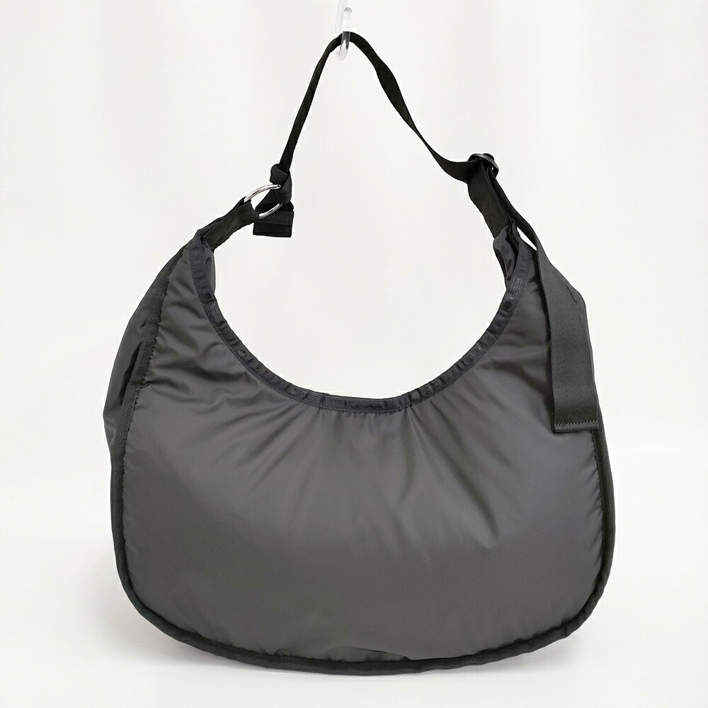 LeSportsac/JOURNAL STANDARD LARGE SPORTSAC 定価26400円 ショルダーバッグ 25AW ブラック レディース レスポートサック/ジャーナルスタンダード【中古】5-1222G