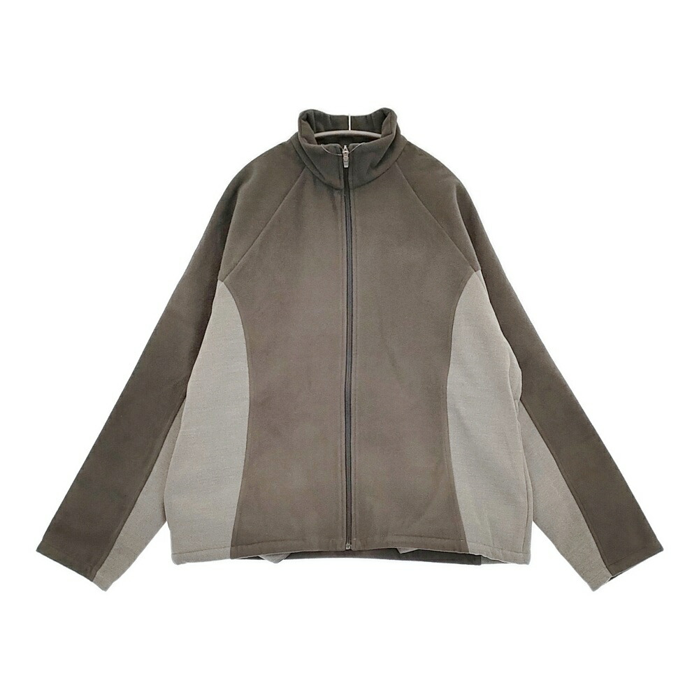 sturla 新品 PANELLED ZIP UP FUZZY TWO FACED サイズXL STSP24003-002 ブルゾン ジャケット グレー メンズ スターラ【中古】6-0112T