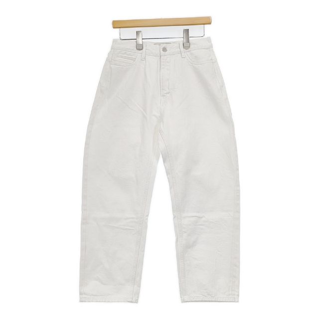 STUDIO NICHOLSON ×ISKO RUTHE SELEDGE DENIM セルビッジ デニムパンツ ホワイト レディース スタジオ ニコルソン【中古】6-0222G