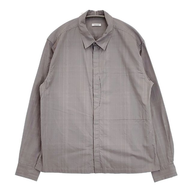 hatsutoki ユニセックス チェック シャツジャケット 0A-22SH-01 長袖シャツ グレー レディース ハツトキ【中古】6-0330M
