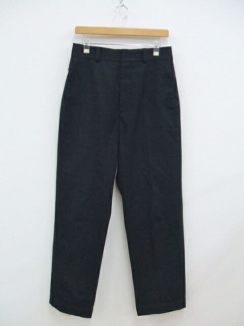 JIL SANDER tyra サイズ44 コットン ステッチポケット パンツ ブラック 濃紺 メンズ ジルサンダー【中古】1-0514M