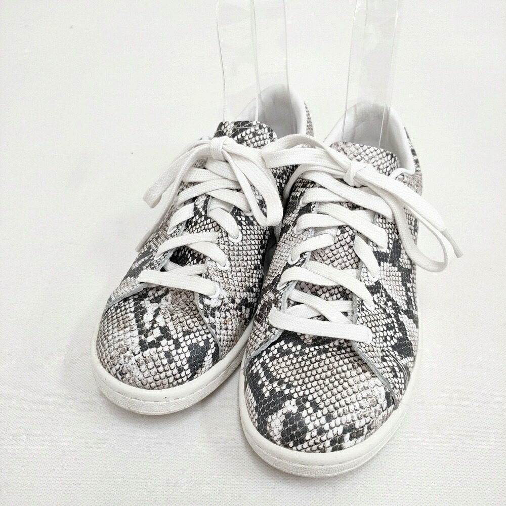 adidas Originals/HYKE HAILLET HI AOH001 23cm スニーカー ホワイト ブラック レディース アディダスオリジナルス/ハイク【中古】6-0224G