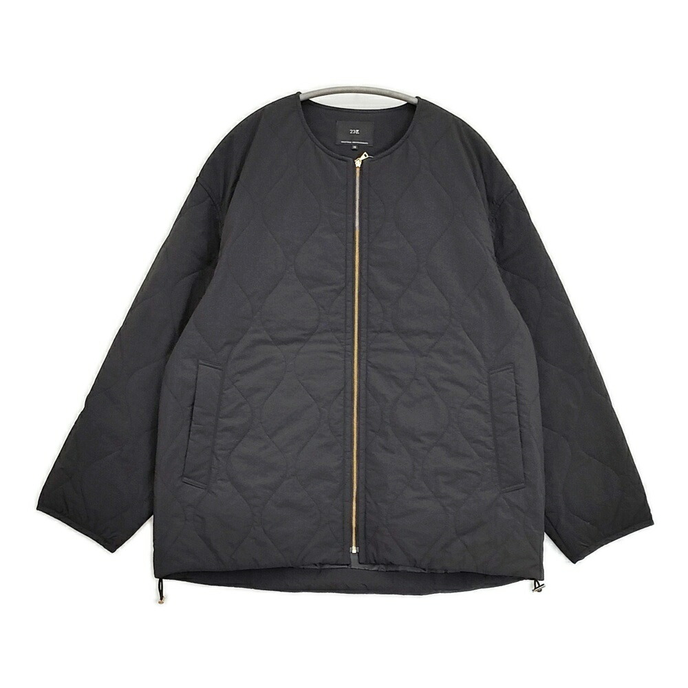23区 【洗える/撥水産業】中綿パディングアウター 通貨価値36300円 上衣 キルティング上衣 23AW 黒いこと レディース ニジュウサンク【中古】6-0227T