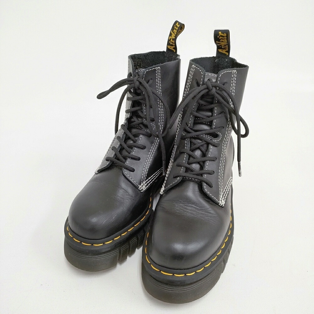Dr.Martens AUDRICK 8I QLTD BOOT 8ホール サイズUK5 US7 ブーツ ブラック レディース ドクターマーチン【中古】5-1222G
