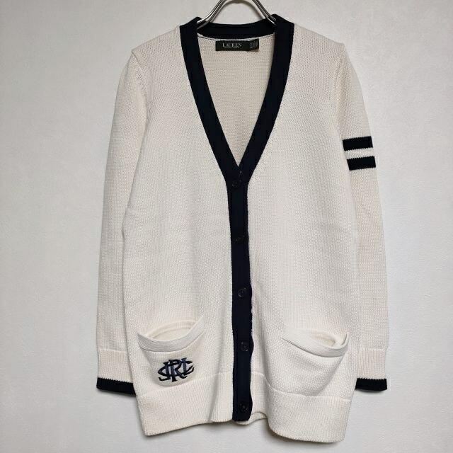 Ralph Lauren ブラックレーベル カーディガン ホワイト L 楽天市場】RALPH LAUREN LAUREN RALPH LAUREN レタード スクール