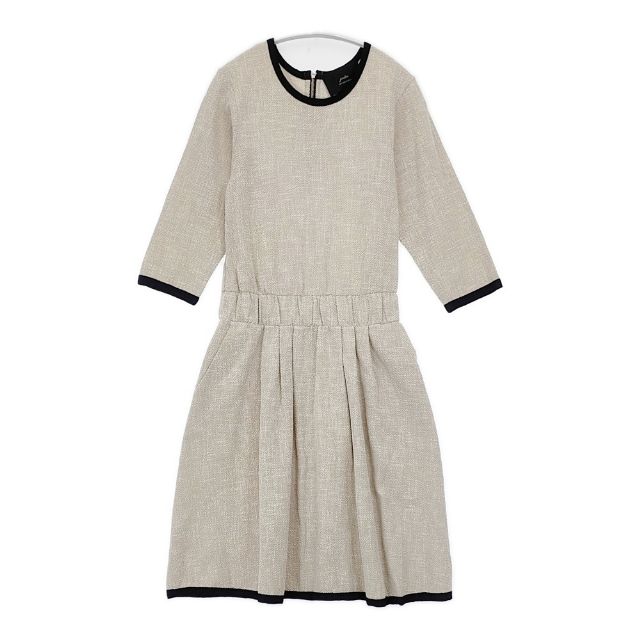 t.yamai paris jardin par t.yamai paris ギャザードレス ワンピース ベージュ レディース ティ ヤマイ パリ【中古】6-0228M