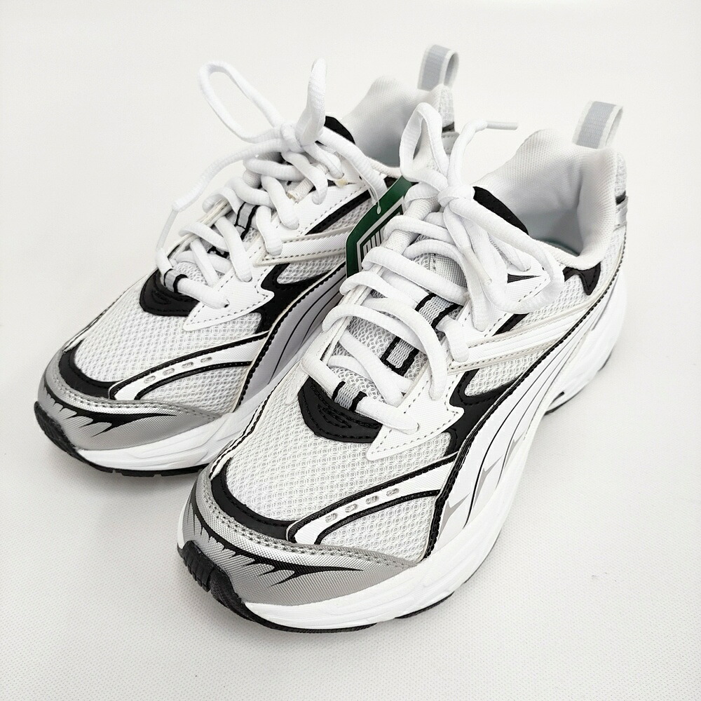 PUMA 新品 ユニセックスプーマモーフィックベーススニーカー 定価9900円 サイズ23cm スニーカー ホワイト レディース プーマ【中古】6-0314G